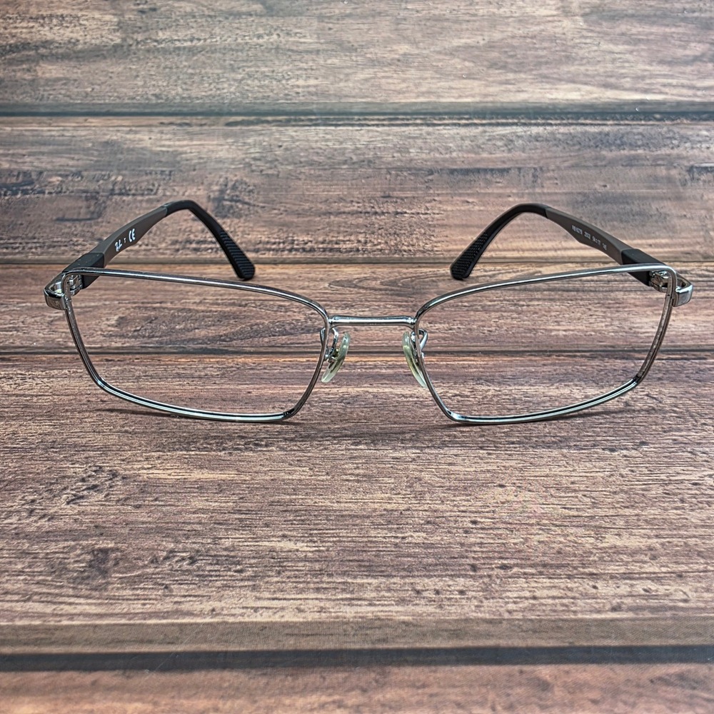 Ray-Ban RB 6275 2502 Gunmetal Rectangular Eyeglasses 54-17-145 Mens Womens